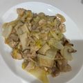 まーぽむ's cooksnap of when they made 鶏もも肉、白菜、エリンギ炒め.