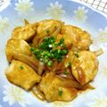YCHキッチン's cooksnap of when they made 簡単！玉ねぎと鶏むね肉の甘酢炒め.
