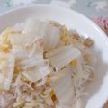 umi☆neco's cooksnap of when they made 優しい味　白菜・糸こん・シーチキン煮.