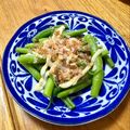 ねっちゃんっ's cooksnap of when they made インゲンの和風おかかマヨネーズ.