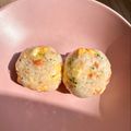 悠LOVE航's cooksnap of when they made 鮭チーズと卵ブロッコリーのおにぎり.