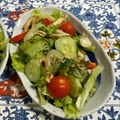 ankotetu's cooksnap of when they made 野菜たっぷりレタスとカニカマサラダ和え.
