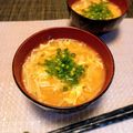 ＴＯＭＯ ＹＵ's cooksnap of when they made ❀えのき茸とふんわり卵のお味噌汁❀.