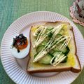 ビートルズ食堂's cooksnap of when they made きゅうりトースト☆超シンプル☆.