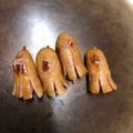 mantacarp's cooksnap of when they made お弁当に☆文字入りタコウィンナー☆.