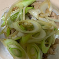 クック7M61NW☆'s cooksnap of when they made 長ネギ消費に＊長ねぎと豚肉のオイ炒め＊.