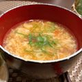 ONE★MAYU★'s cooksnap of when they made トマトと卵の酸辣湯スープ.