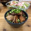 ゆゆゆぱっと's cooksnap of when they made 豚バラブロックの甘酢たれ丼.
