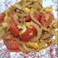 マイモード's cooksnap of when they made 新たまねぎとトマトの卵炒め.