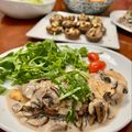 Superlittleboo's cooksnap of when they made 白身魚としめじの青じそ香るクリームソテー.