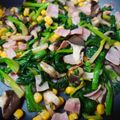 fuka6616's cooksnap of when they made ひらたけとほうれん草ベーコーン炒め☆.