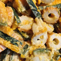 かめのたろう's cooksnap of when they made かぼちゃ&ちくわ☆デパ地下☆火を使わない.