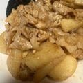albachan's cooksnap of when they made 簡単♬豚こまと長芋のオイスター炒め.