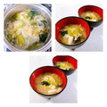 みぽぽ37's cooksnap of when they made 小松菜と玉ねぎのみそ汁.