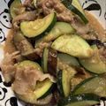 kumacook3's cooksnap of when they made なすとズッキーニの味噌炒め.