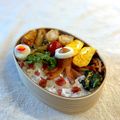 かっちゃん杉's cooksnap of when they made 懐かしいお弁当♡ご飯に梅干しを散りばめて.