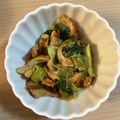 こーやんたん's cooksnap of when they made 簡単＊ちんげん菜とちくわのオイマヨ炒め.