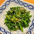 maezuchu's cooksnap of when they made 菜の花の辛子和え.