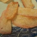 プークマ's cooksnap of when they made 揚げずにヘルシー♪かまぼこチップス.