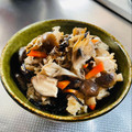 azbjbn's cooksnap of when they made きのことひじきの炊き込みご飯.