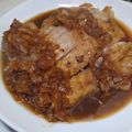 kyootan's cooksnap of when they made 厚切り豚ロースで♪簡単ポークジンジャー.
