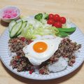 まる゜'s cooksnap of when they made 簡単本格ガパオライス.