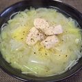 kaori238's cooksnap of when they made 温まりましょ❣️白菜と鶏のあっさり煮麺.