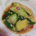 ❀まいねこ❀'s cooksnap of when they made やみつきおつまみきゅうり♡にんにく醤油.