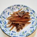 Yuzumi1969's cooksnap of when they made 牛肉とごぼうのしぐれ煮。.