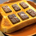 ふたごママちゃん's cooksnap of when they made 【シアワセを呼ぶ。塩チョコトースト♪】.