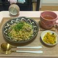 0_maru's cooksnap of when they made 豚肉の濃厚ごまだれパスタ 五右衛門風.