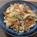 okapi☆☆'s cooksnap of when they made ✜白菜で…和風焼きうどん✜.