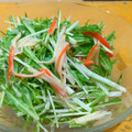 ちーまぐ's cooksnap of when they made 簡単☆カニカマと水菜のマヨぽんサラダ.