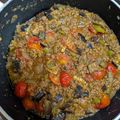 みきんたちゃん's cooksnap of when they made ナスたっぷり♫野菜と挽肉のドライカレー.