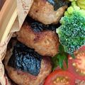★ゆりこじ★'s cooksnap of when they made ＊お弁当おかず＊　豚挽肉の簡単海苔つくね.