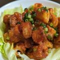☆ikiru☆'s cooksnap of when they made なんちゃって…♡エビチリ/ちくわチリ.