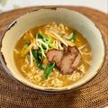 コムギ大好き's cooksnap of when they made みそラーメンに余り野菜を炒めてブチこみ♨.