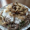 かわゆう1211's cooksnap of when they made レンジで簡単♡なめたけ《おろし蕎麦》.