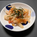 くっくbanana's cooksnap of when they made 大根皮ちくわ明太子和え.