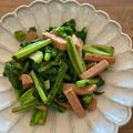 しゅうう's cooksnap of when they made 菜の花のスパム炒め.