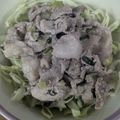 ひぃちゃんひー's cooksnap of when they made ニラ入り塩だれの豚こま炒めと春キャベツ☆.