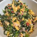 ゆるмαмα's cooksnap of when they made ❀　大根葉とちくわの卵炒め　❀.
