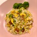 悠LOVE航's cooksnap of when they made ブロッコリーと焼豚のチャーハン.