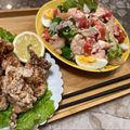 nok♡'s cooksnap of when they made おもてなし♡チキンとアボカドのコブサラダ.