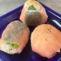 ★なみ☆'s cooksnap of when they made 【お弁当】❀生ハムの俵おにぎり❀.