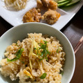 らぶふくちゃんちゃん's cooksnap of when they made あさりと生姜の炊き込みごはん.