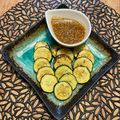 ちゃかぴまま's cooksnap of when they made ズッキーニ炒めごまわさびディップソースで.