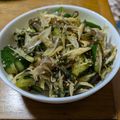 野菜係's cooksnap of when they made きゅうりとミョウガ大葉ショウガの浅漬け.
