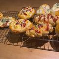 chiyoru's cooksnap of when they made HBで♡簡単編み込み風お惣菜パン.