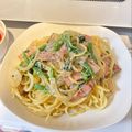 3301_'s cooksnap of when they made ほうれん草のクリームパスタ.